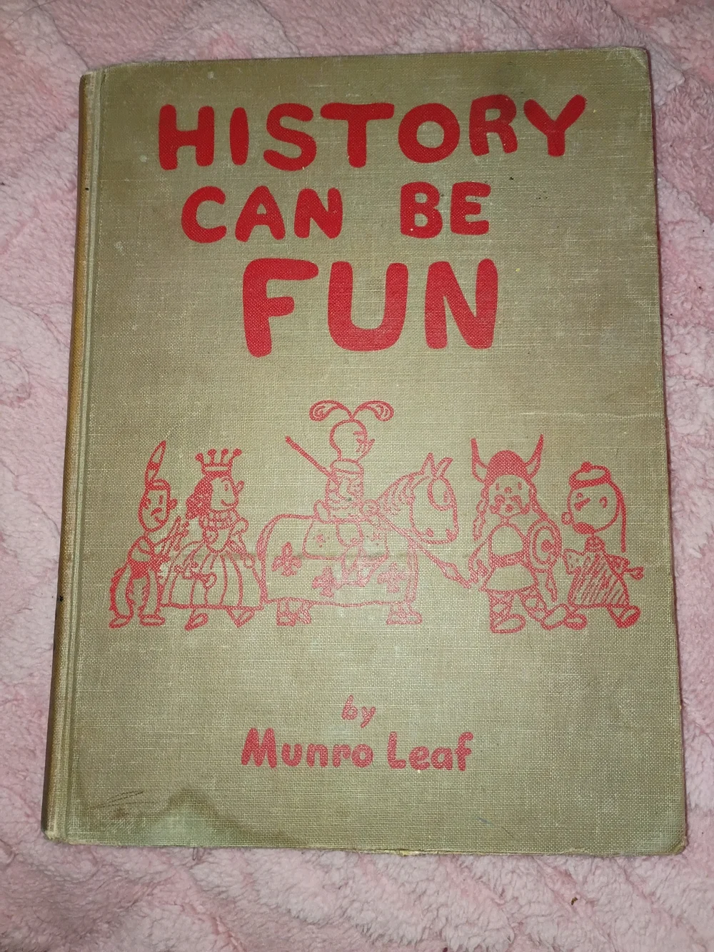 Vintage hardcover book is 